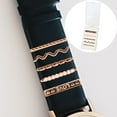thumbnail image 4 of 5 unids/set accesorios de decoración de correa de reloj deportivo para reloj decorar reemplazar conjunto Conjunto C Jinwen anillos de banda bucles, 4 of 8