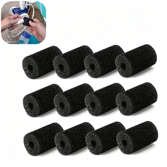 12 Pack Tail Scrubber Replacement for Polaris Pool Cleaner, High Density Sweep Hose Scrubber Fits 180 280 360 380 480 3900 Sport