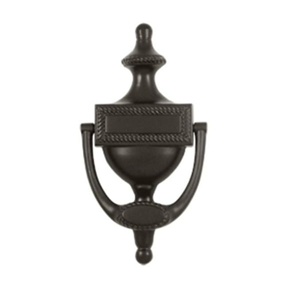 Victorian Rope Door Knocker- Oil Rubbed Bronze - Solid