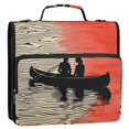 thumbnail image 5 of FORMRS Zipper Binder with Shoulder Strap 1.5-inch Ring 500 Sheet Capacity File Bag, Illusionary Boat, 5 of 5