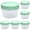 Green Lid（120ml*6）, variant on Mini Containers With Lids,Food Storage Containers 6 Pack 4 Oz Freezer Storage Containers With Twist Top Lids, Microwave & Dishwasher Container For Storing Leftovers, Soups