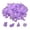 purple, variant on veasfak 500G Sea Beach Glass Frosted Clear Crushed Glass Flat for Jewelry Making white