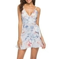 thumbnail image 2 of Birdeem Robe Décontractée pour Femme à Col en V Sans Manches à Bretelles à Imprimé Floral Ample Style Camisole, 2 of 6