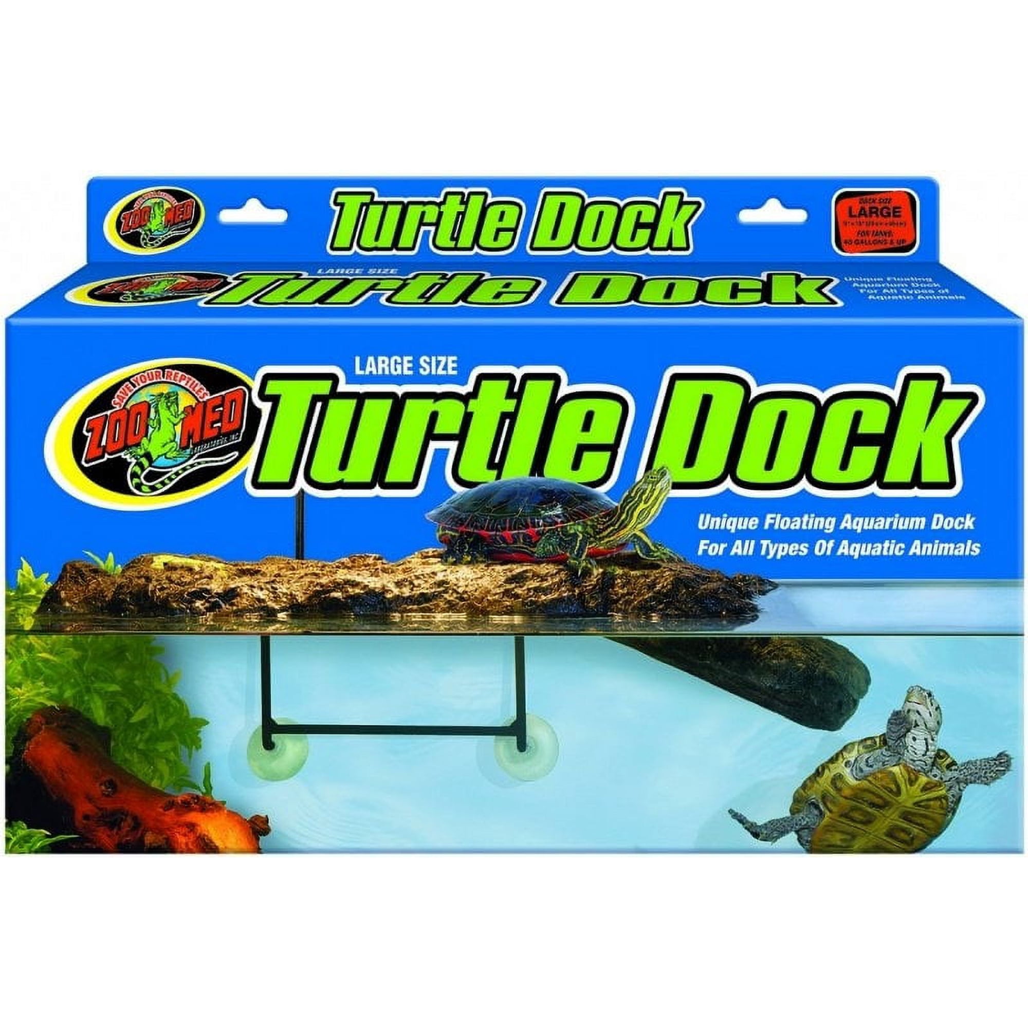 Zoo Med Floating Turtle Dock [Reptile Basking Platforms, Reptile Supplies] Large - 1 count