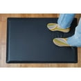 thumbnail image 5 of 46" Adjustable Corner Standing Desk Converter Anti Fatigue Mat Bundle Teak Wood, 5 of 8