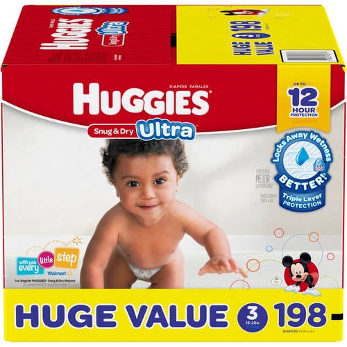 huggies size 3 198
