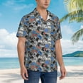 thumbnail image 5 of Xecao Video Game print Hawaiian shirt - a stylish short-sleeve button-down for men, perfect for casual beach and tropical outings., 5 of 9