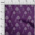 thumbnail image 1 of oneOone Cotton Flex Fabric Tree & Giraffe Block Print Fabric BTY 40 Inch Wide, 1 of 4