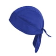 thumbnail image 2 of Toptie Do Rag Cooling Cycling Skull Cap Headwrap Helmet Liner Pirate Beanie Hat-Digital Blue, 2 of 8
