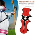 thumbnail image 3 of fankhu Arm Guard Gear Archery Bow Arrow Practice Forearm Protector Sleeve (Red), 3 of 7