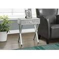 thumbnail image 2 of Monarch Specialties Accent Table, Side, End, Nightstand, Lamp, Living Room, Bedroom, Grey Laminate, 2 of 7