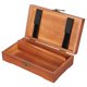 thumbnail image 3 of Wooden Sketching Pencil Box Antique Solid Wood Square Children Stationery Storage Case, 3 of 5