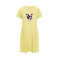 thumbnail image 5 of WJHWSX Nightgowns for Women,Womens Nightgown,Comfort Fit,Moisture Wicking,Printed,Yellow,M, 5 of 5
