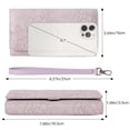 thumbnail image 3 of GAEKEAO Women’s Trifold Wallet Rfid Blocking Vegan Leather Wristlet with 3 ID Windows, 3 of 6