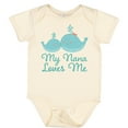 thumbnail image 3 of Inktastic My Nana Loves Me Boys or Girls Baby Bodysuit, 3 of 5