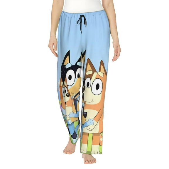 Netaao Bluey for Lounge Pants Women Sleepwear Women Pajama Pants-Small