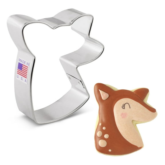 Ann Clark Deer Head Cookie Cutter 3", Made in USA