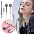 thumbnail image 2 of In Ear Wired Control Earphones With Microphone For Calls And Karaoke Singing Grey White, 2 of 6