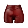 thumbnail image 4 of Women's High Waisted Baggy Shorts Summer Drawstring Fashion Leather Tight Sexy Leisure Trendy Casual Shorts S-3XL, 4 of 5