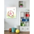 thumbnail image 4 of Marmont Hill "Soccer" by Reesa Qualia Painting Print on Wrapped Canvas, 4 of 5