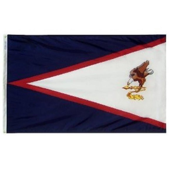 Annin Flagmakers 146299 2 ft. X 3 ft. Nyl-Glo American Samoa Flag