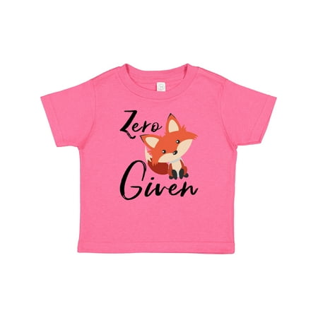 

Inktastic Zero Fox Given Gift Baby Boy or Baby Girl T-Shirt