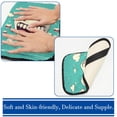 thumbnail image 3 of Tiny Teeth Soft Furry Printed Car Armrest Pad Mat Comfortable Armrest Accessory 12.5x8.2 Inch, 3 of 6
