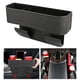 thumbnail image 4 of Organizador de cuero sintético para asientos de coche, ideal para mantener limpio el espacio entre asientos y el cargador de las mujeres. Línea negra negra, 4 of 8