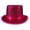 rose red, variant on Eye Catching Bright Color Tall Hat Cosplay Hat Stage Show Props Hat Halloween Costume Ceremony Hat Street Performers Hat