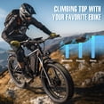 thumbnail image 3 of FENGQS 5000W Electric Bike for Adults, 52V 1196Wh Battery, 26"x4" Fat Tyre, Dual Hydraulic Disc Brake, Dual Motor Ebike, Full Suspension, 45MPH 100 Miles Maximum Range, UL 2849, Black, 3 of 6