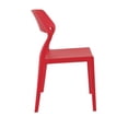 thumbnail image 2 of Compamia Snow Patio Dining Chair in Red, 2 of 13
