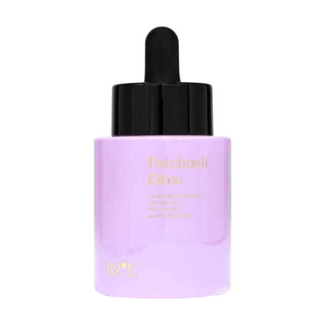 Protector solar 82E Patchouli Glow SPF 40 PA+ 30 ml para mujer