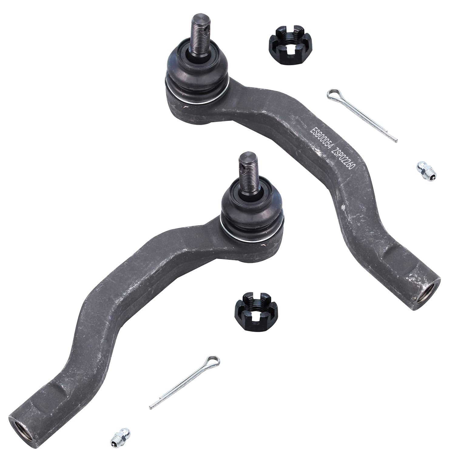 Detroit Axle - 8pc Suspension Kit for 2006-2018 Toyota Rav4, 2 Lower Control Arms w/Ball Joints, 4 Inner and Outer Tie Rods, 2 Sway Bar Links Replacement