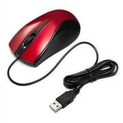 CableVantage New 3D OPTICAL SCROLL WHEEL RED MOUSE MICE for PC/LAPTOP/DESKTOP