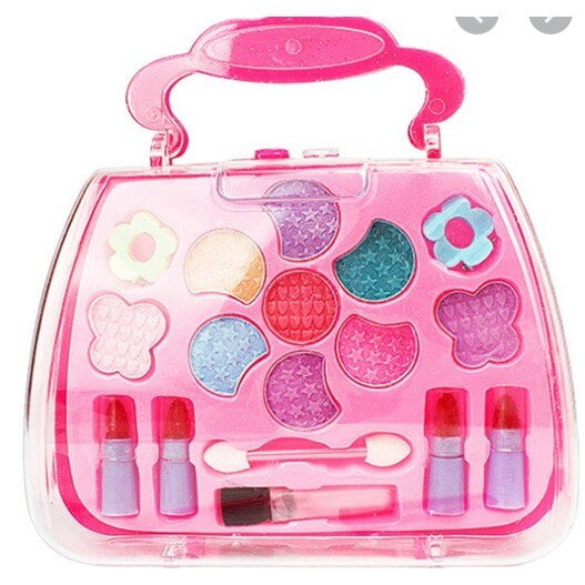 Juguetes de maquillaje para niños, caja de maquillaje de princesa, Kit seguro e inofensivo, paleta de sombras de ojos, juguete de maquillaje para niñas, regalos, 2023