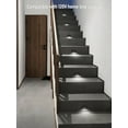 thumbnail image 6 of 3 Pack 5CCT 120V LED Step Lights, Dimmable Stair Lights IP65 Waterproof, Aluminum Shell, Anti-Glare, CRI90, Black, 6 of 8