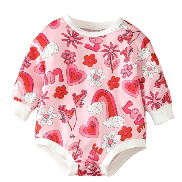 Gibobby Mamelucos para bebe niño Bebé Niño Bebé Niños Niñas Manga Larga Impresiones Recién Nacido Niños Otoño Invierno Ropa(Rojo, 9-12 Meses)