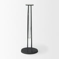 thumbnail image 3 of Mercana Aria 4.5L X 3.9W X 11.0H Metal And Glass Holder Object in Black, 3 of 10