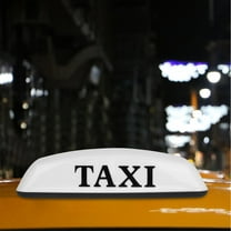 DINHEAROM Car Top Light Taxi Roof Light White 1Set