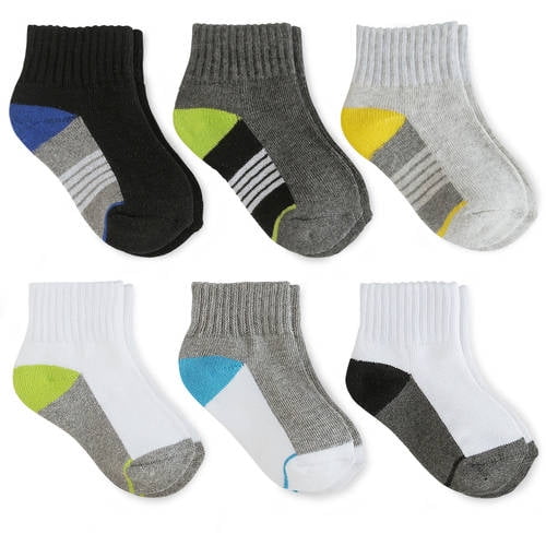 Garanimals 6 Pair Baby Toddler Boys Ankle Socks New Your Choice of 1 Pack 
