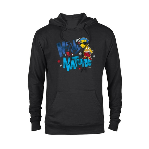 The Simpsons Milhouse Nerdy By Nature - Pullover Hoodie for Adults – Customized-Black
