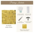 thumbnail image 5 of LAGarden 12 Pcs Gold Shimmer Wall Backdrop Panels Square Sequin Party Decoration 3x4 ft, 5 of 9