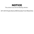 thumbnail image 2 of Front Right Suspension Strut Coil Spring Assembly 78A-11388 For 2011-2019 Toyota Sienna AWD Excludes Wheel Drive, 2 of 2