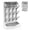Gray, variant on Bottle Drying Rack, Vertical Plastic Dryer Rack with Detachable Drip Tray, Large Capacity Space Saver