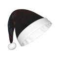 thumbnail image 2 of Haiem Sunset Western Cowgirl Pattern Santa Hat Confortable Velvet Christmas Hat for Christmas Party Favors Fit for Adults Men Women, 2 of 6