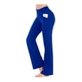 thumbnail image 1 of Pantalones de yoga casuales de cintura alta y pierna ancha para mujer, estilo europeo y americano, para primavera y verano, 1 of 6
