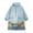 Light Blue, variant on UACY Kids Raincoat for Boys Girls, Waterproof Rain Jacket with Hood for School & Outdoor Play (Purple, 2-4 Years)