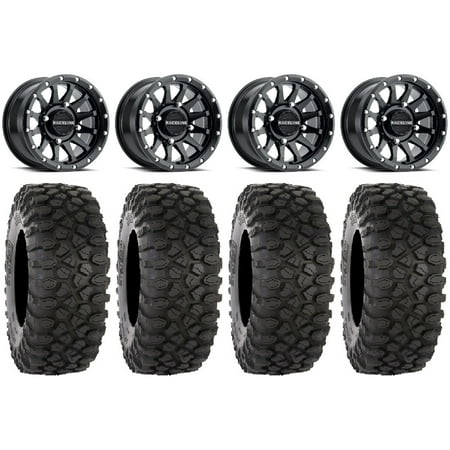 Raceline Trophy 15×6 Wheels Black 32 XC450 Tires Can-Am Maverick X3 / Honda Pioneer 1000 / Talon Raceline Trophy 15×6 Wheels Black 32 XC450 Tires Can-Am Maverick X3 / Honda Pioneer 1000 / Talon