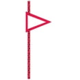 thumbnail image 2 of Cupcake Creations, Fashion Straws & Name Flags, Black Dots on Red, 24 Pk, 7007, 2 of 2