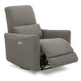 thumbnail image 3 of CHITA Power Recliner Swivel Glider Rocker Nursery Chair with USB for Living Room, Fabric in Metal, 3 of 14